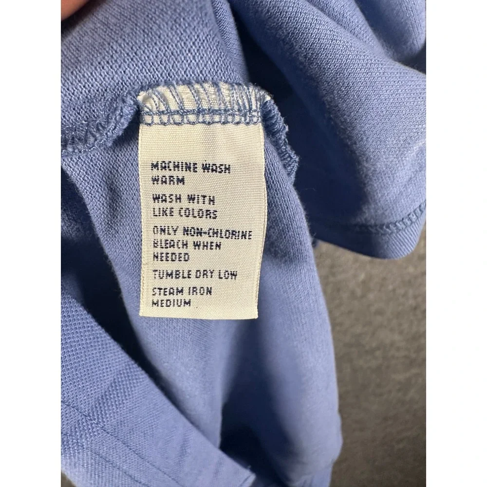 Polo RalphLauren Mens XXXL Blue Short Sleeve Cotton Pique Polo Shirt Orange Pony